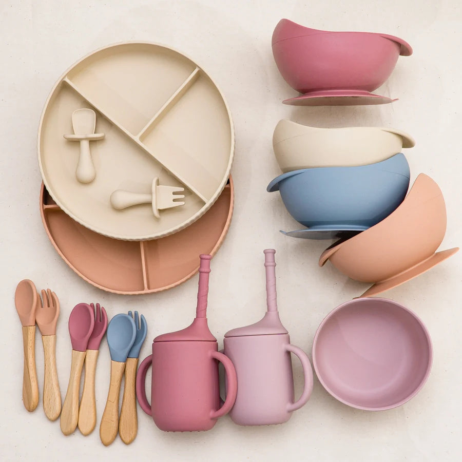 Baby Silicone eet-set. BPA-Vrij (kopie) (kopie)