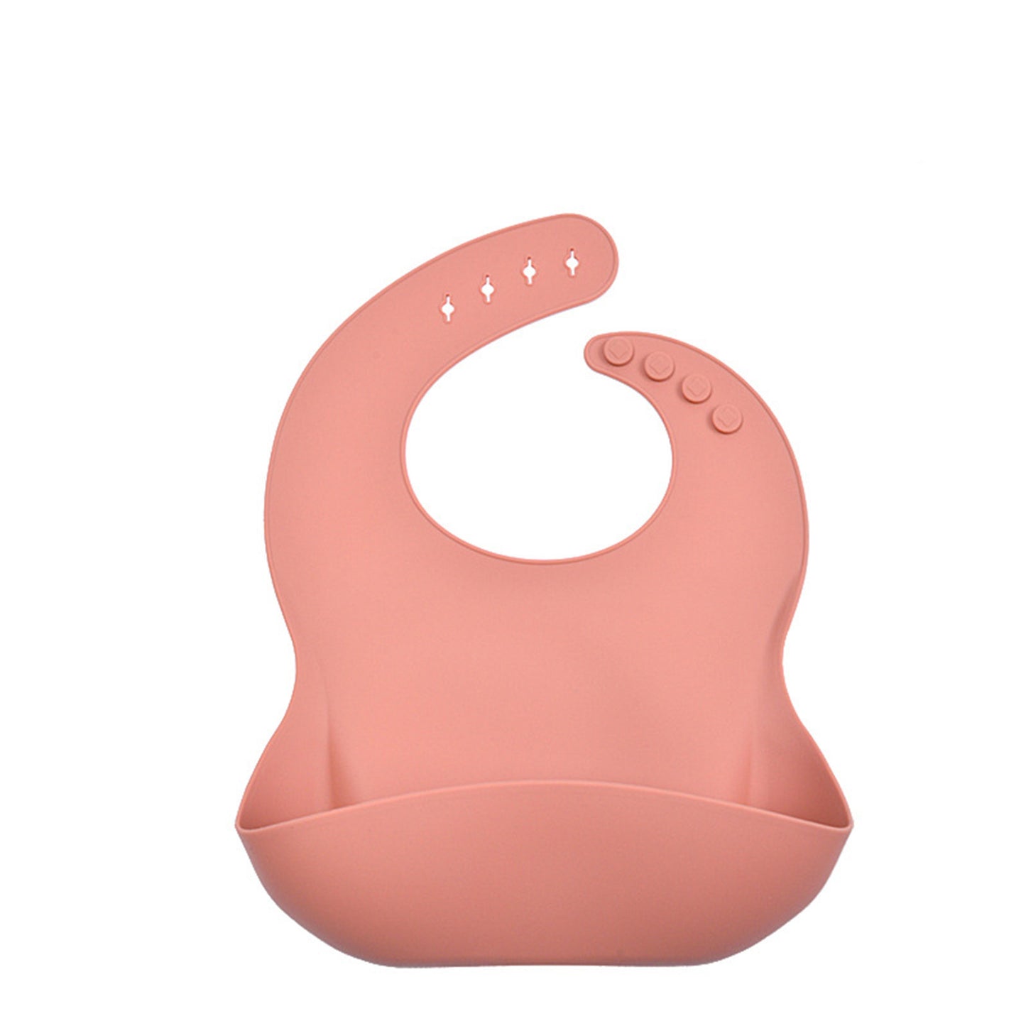 Zachte Silicone baby slabber. BPA-Vrij