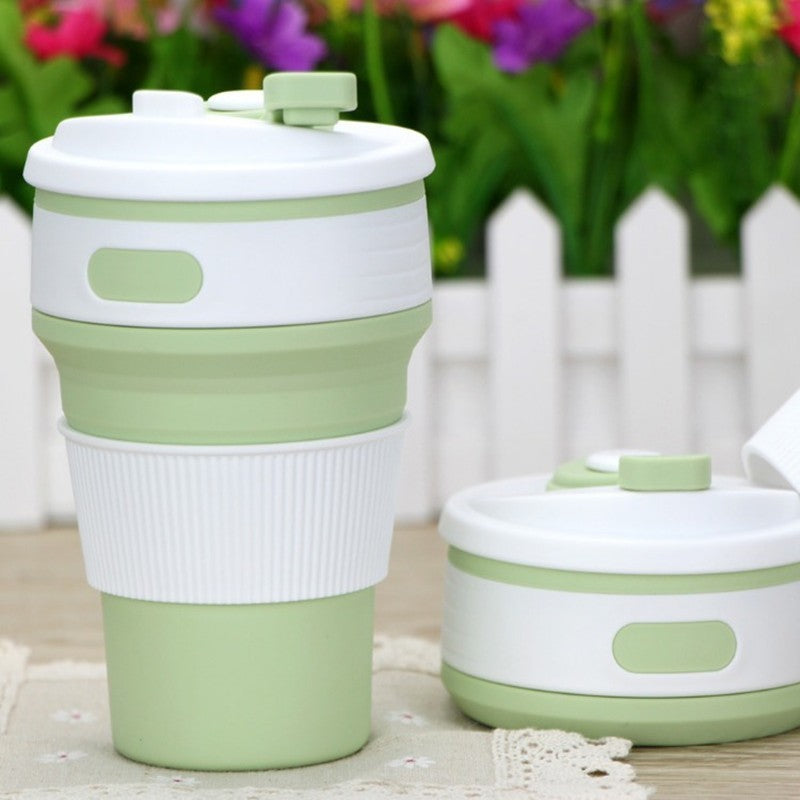Opvouwbare silicone Koffie/thee kopjes. BPA-Vrij