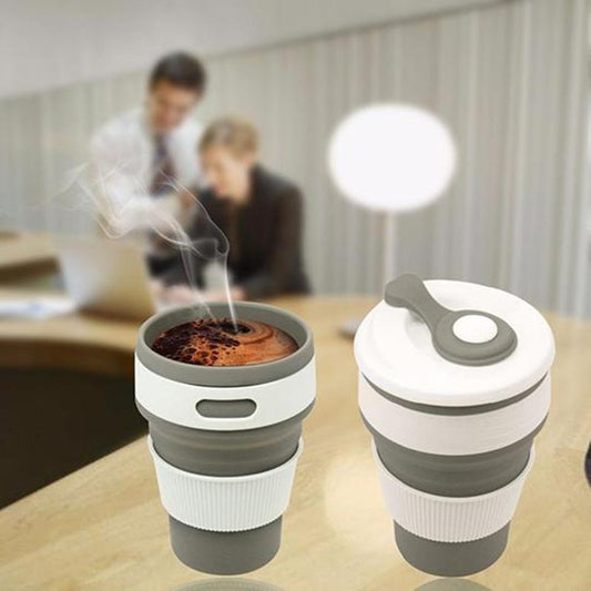 Opvouwbare silicone Koffie/thee kopjes. BPA-Vrij