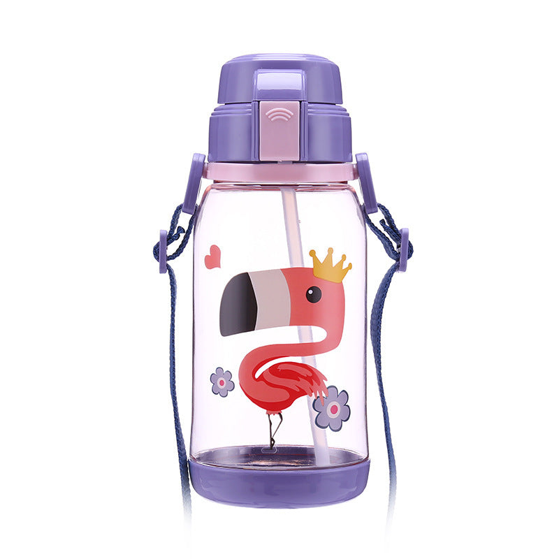 650ml Kids waterfles met rietje BPA Free