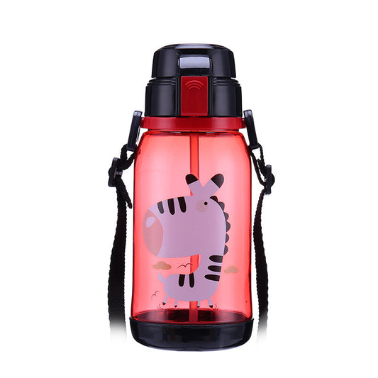 650ml Kids waterfles met rietje BPA Free