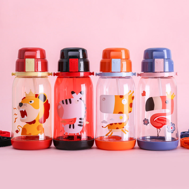 650ml Kids waterfles met rietje BPA Free