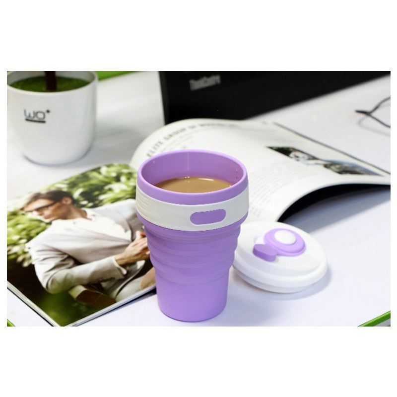 Opvouwbare silicone Koffie/thee kopjes. BPA-Vrij
