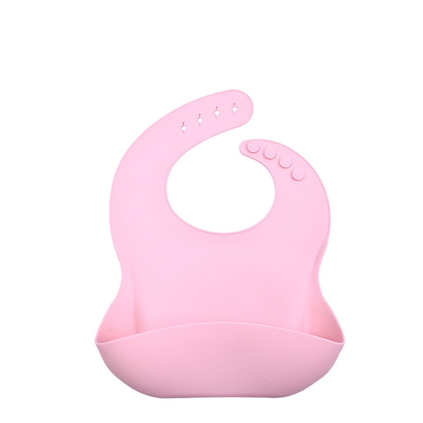 Zachte Silicone baby slabber. BPA-Vrij