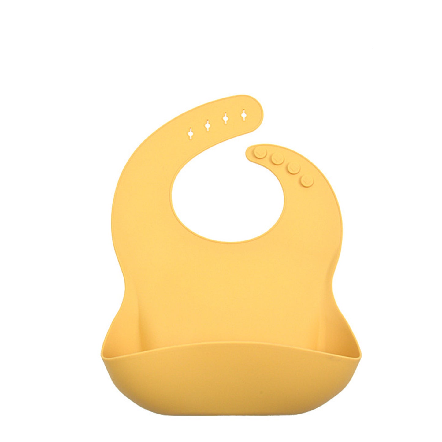 Zachte Silicone baby slabber. BPA-Vrij