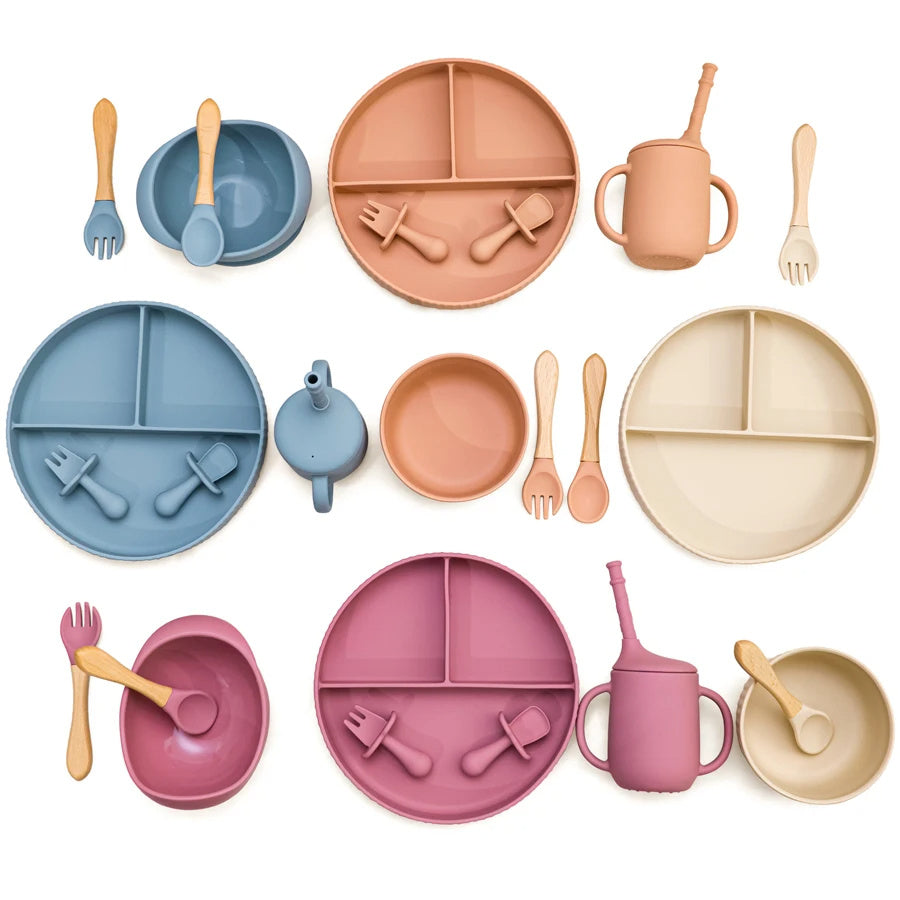 Baby Silicone eet-set. BPA-Vrij (kopie) (kopie)