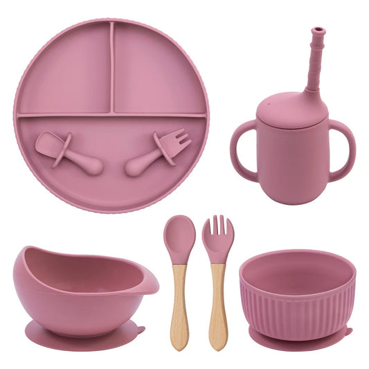 Baby Silicone eet-set. BPA-Vrij