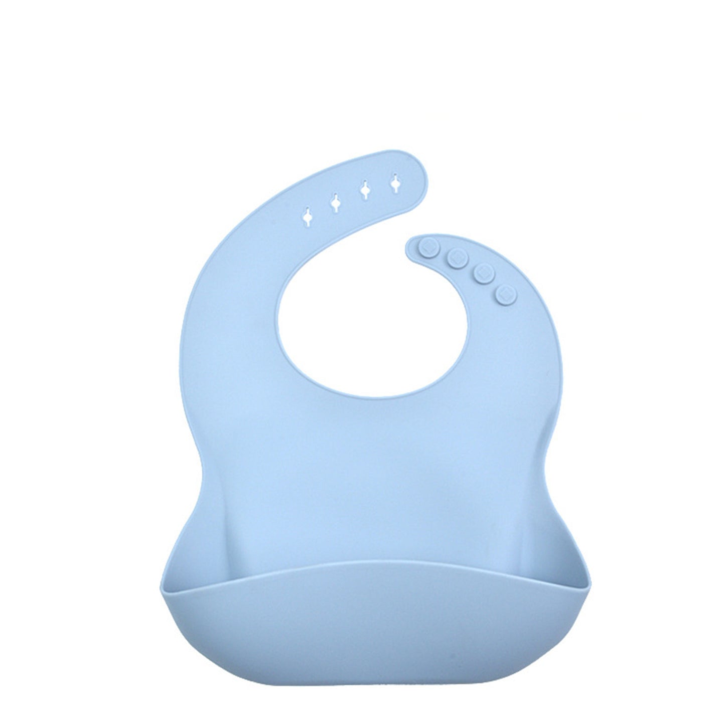 Zachte Silicone baby slabber. BPA-Vrij