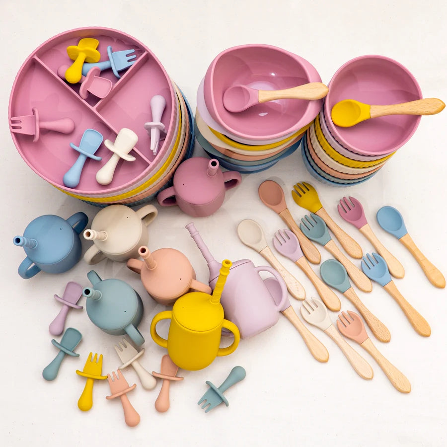 Baby Silicone eet-set. BPA-Vrij (kopie) (kopie)